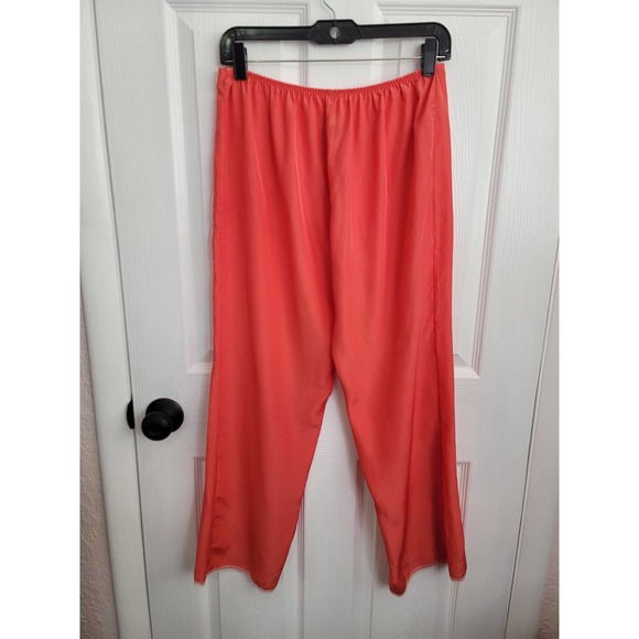 Betsey Johnson Coral Orange Top/Pant Matching Set Size Medium - Picture 6 of 7
